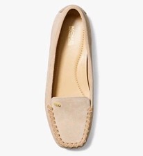 Michael Kors Women's Ladies Eve Suede Moccasin Camel Brown Tan Women's 8M BNIB