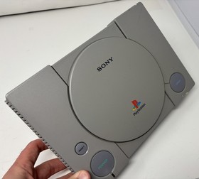 3x Sony PlayStation 1 PS1 Console Lot - W/PSOne LCD Screen (For Parts or Repair)