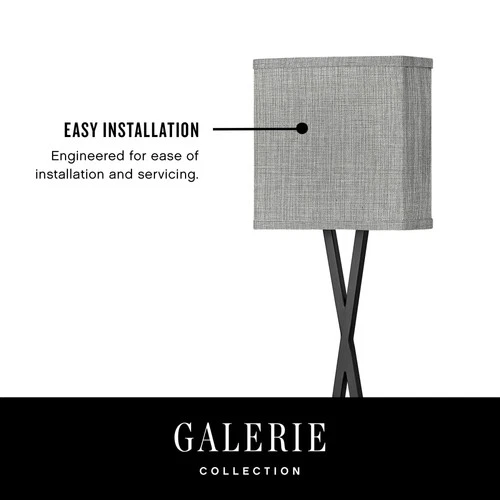 Hinkley Lighting 41101 Axis 8"W Galerie Integrated LED Wall - Black - Picture 5 of 7