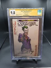 JOKER YEAR OF THE VILLAIN #1 EXCLUSIVE VARIANT CGC 9.8 SIGNED BY CLAYTON CRAIN 