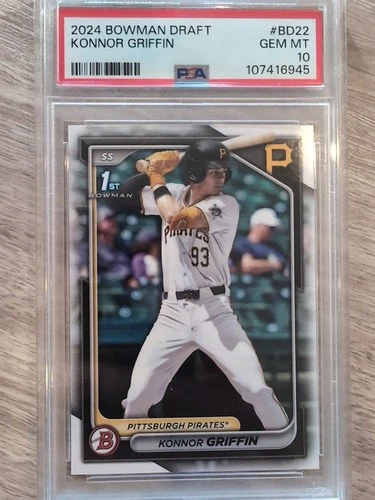 2024 Bowman Draft - Konnor Griffin #BD-22 (RC) PSA 10 🔥💎