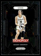 2024-25 Panini Prizm Monopoly WNBA Maddy Siegrist Dallas Wings #59