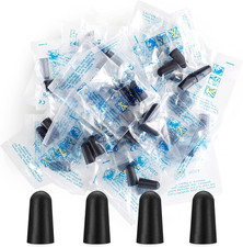 100 Pairs Black Foam Ear Plugs, 33Db NRR, Individually Wrapped