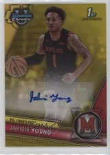 2023-24 Bowman U Chrome Prospect Yellow Refractor 28/75 Jahmir Young Auto 0q0