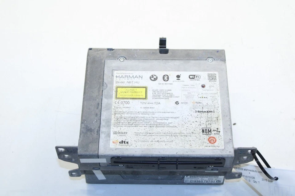Receptor reproductor de CD radio audio Harman 13-15 BMW 328i xDrive 65-12-9-365-767 OEM Foto 2 de 4