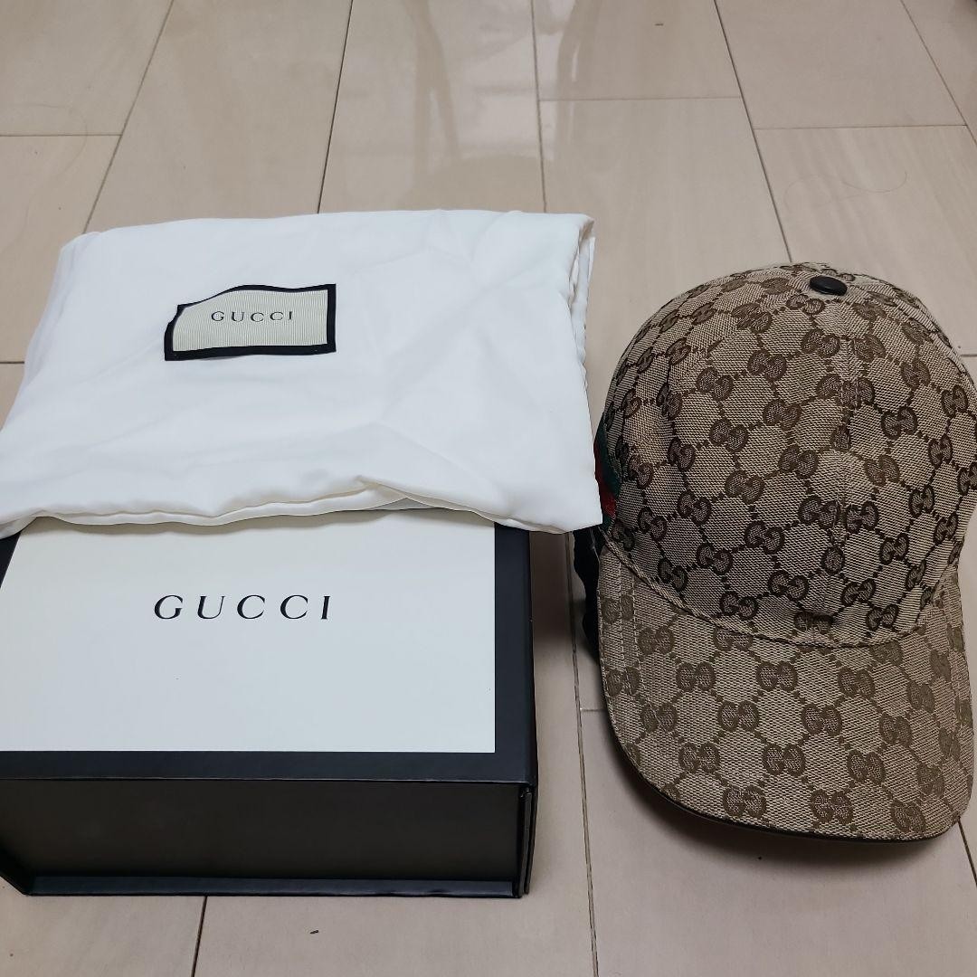GUCCI 綺麗なキャップ M (57 cm) GUCCI baseball cap 57cm | eBay