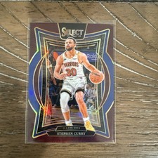 2024-25 Panini Select - Concourse Stephen Curry #7 Maroon Prizm /175