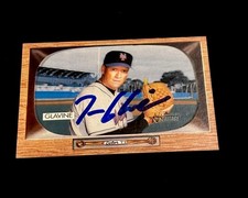 Tom Glavine Signed 2004 Bowman Heritage #1 Baseball Card Mets Autograph MLB HOF