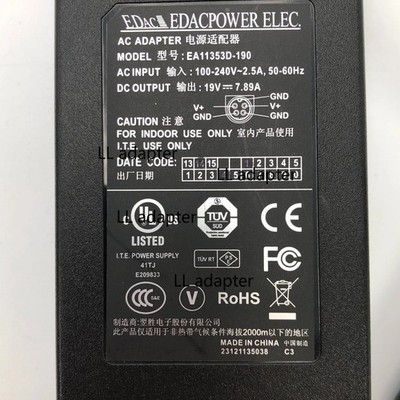 New Original OEM 150W AC Adapter&Cord for Getac X500 G2/REA63X0442 Rugged Laptop