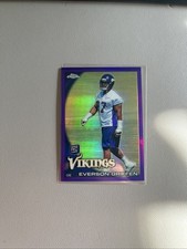 2010 Topps Chrome Retail Purple Refractor 035/555 Everson Griffen #C134 6do