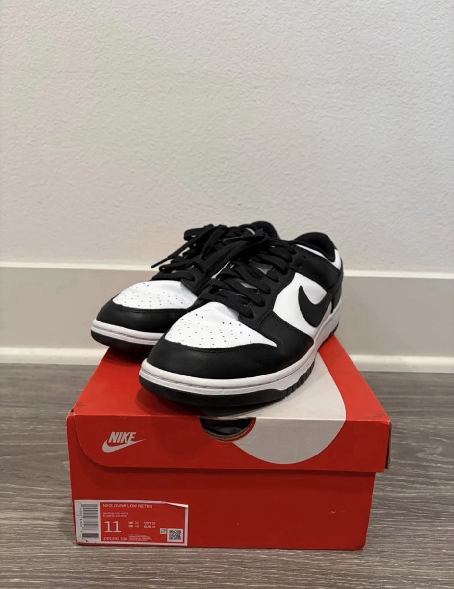 Preços baixos em Nike Dunk Low Black Panda | eBay