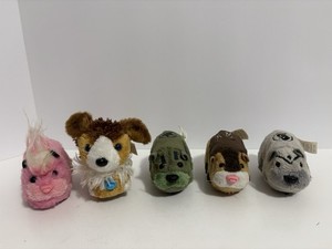 Lot of 4 Zhu Zhu Pets Puppy Kung Electronic Toy Thorn Booley Levi Tex Rivet