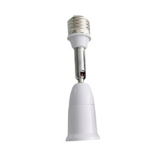 E27 Light Socket Extender 180 Degree Rotating Light Bulb Extension Socket