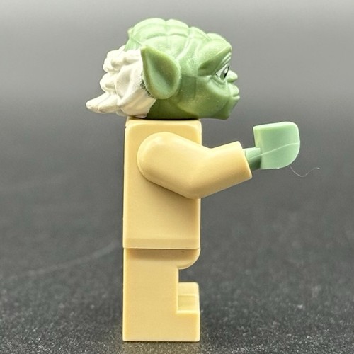 LEGO Star Wars Yoda Clone Wars White Hair Printed Back minifigure sw0446 75002 - Picture 5 of 6
