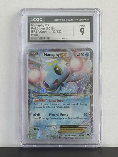 Manaphy-EX graded CGC 9 for sale on eBay
