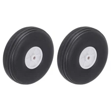 RC Airplane Wheels 2.52" OD for DIY RC Model Plane Aircraft 2 Pcs