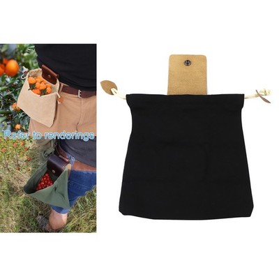 Multi Purpose Canvas Futterbeutel Schätze Pilz sammeln Gürteltasche