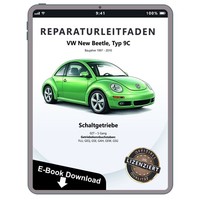 VW New Beetle 9C 1997-2010 5 Gang Schaltgetriebe 02T Reparaturhandbuch Download