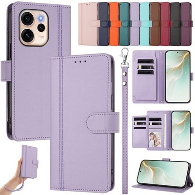 Shockproof Leather Wallet Phone Case For Xiaomi POCO X6 X5 X3 F5 M6 Redmi A7 15C