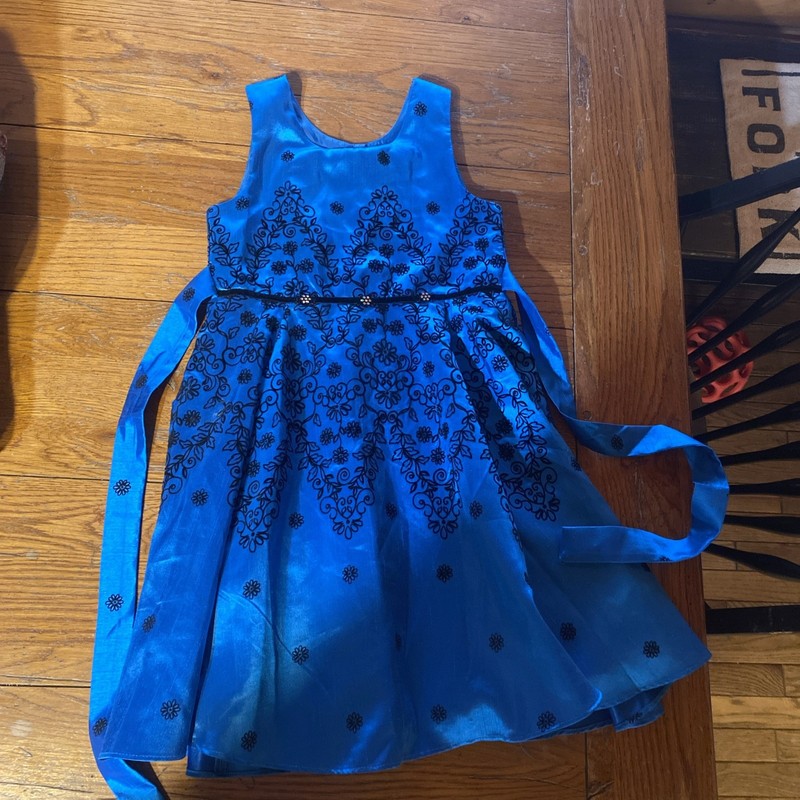 Jona Michelle Big Girl's Sparkling Elegant Fanciful Dress-Size-6