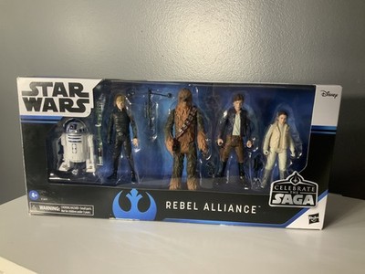Star Wars Rebel Alliance 5-Pack F1417 R2-D2 Han Solo Leia Chewbacca Luke Jedi