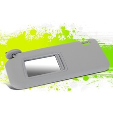 Parasol del lado izquierdo del conductor gris estilo de fábrica con espejo para Toyota Rav4 06-12