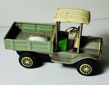 Vintage 1950  s Tin Litho Friction Pickup Truck, no markings