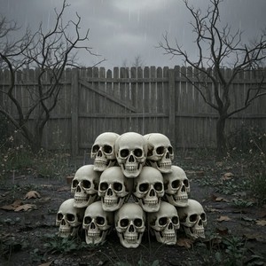 Yescom 12 Pcs Human Skulls Life Size Skeleton Head Halloween Decorations