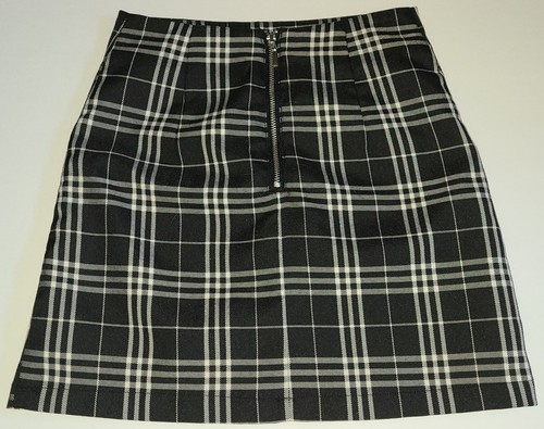 lot of 3 girls pull-on skirts, size 7, pleated plaid, argyle knit, B&W pencil - Picture 8 of 18