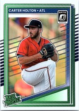 Carter Holton 2025 Donruss Optic #182 Atlanta Braves