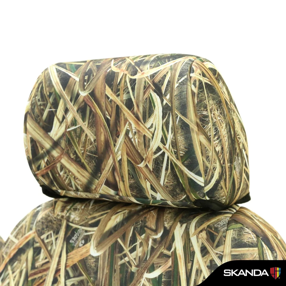 For Cadillac Escalade ESV 08-13 Seat Cover Mossy Oak 3rd Row Camo Shadow Grass - Image 2 of 4