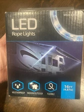 Camco Lights LED Rope Light, Blue/White, 16'. Works