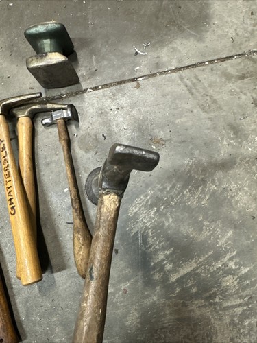 Auto Body Tack Sheet Metal Planishing Hammer Lot W/ Dolly Snap On Dixon Osborne - Bild 20 von 23
