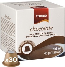 Hot Chocolate Nespresso Compatible Coffee Machine Pods PET Recyclable Premium