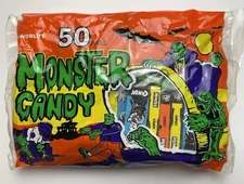WORLD'S UNIVERSAL MONSTERS CANDY BOXES Full Bag Of 50 Halloween Dracula Creature