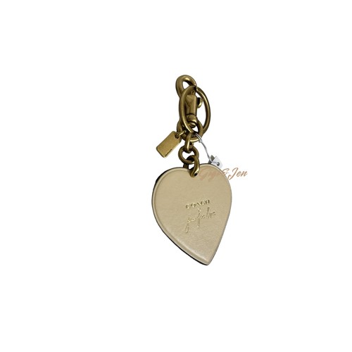 Coach Jennifer Lopez Heart Bag Charm Keychain - Picture 11 of 11