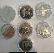5oz 1988 Seoul Olympics South Korea 10,000 Won Silver Coins 113.54 per troy oz