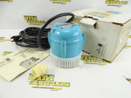 NEW LITTLE GIANT SUBMERSIBLE COOLANT PUMP 115VAC MODEL 1-AA-18