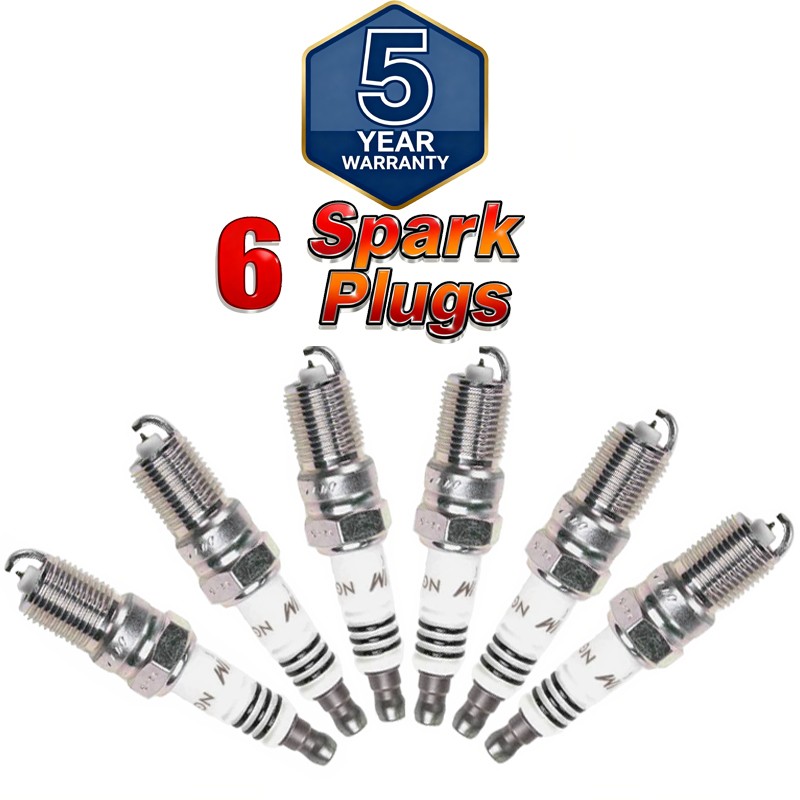 SET OF 6 IRIDIUM IX SPARK PLUGS TR5IX 7397 FOR NGK FORD GM CADILLAC CHEVROLET