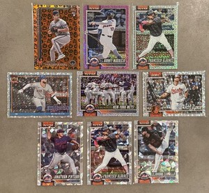 MLB BASEBALL 2025-2026 TOPPS NEW YORK METS TEAM CARD LOT NO DUPES*