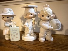 Precious Moments Lot of 3 - Graduation/My Choice Ballot Box/ Out of This World