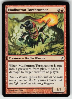 Mudbutton Torchrunner 185 Common Lorwyn Magic: The Gathering Lightly Played