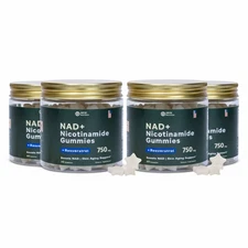 1/2/3/4 NAD⁺ Nicotinamide Gummies Supplement for Anti-Aging,Energy & Focus Boost