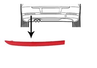 VAN Wezel RüCkstrahler 5745939 FüR VW Tiguan TSI 5N1 5N2 4Motion TDI Tfsi