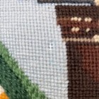 Xmas is coming!Handmade Needlepoint Golf Lovers Pillow — photo 4