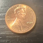 Photo of a 2024-P Lincoln Shield Cent from an eBay sale