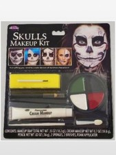 New Makeup Kit Skulls Skeleton Halloween