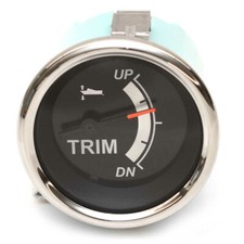 Teleflex Boat Trim Gauge 780816PMFB | Sterling Silver Suzuki 2 Inch
