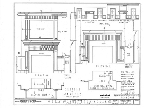 Mary Washington home, traditional colonial house, 4+ bedrooms, printed plans - Picture 10 of 18