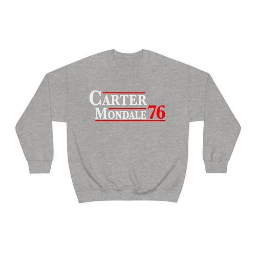 Carter Mondale Shirt, Jimmy Carter 76 Retro Campaign Sweatshirt - Picture 7 of 7
